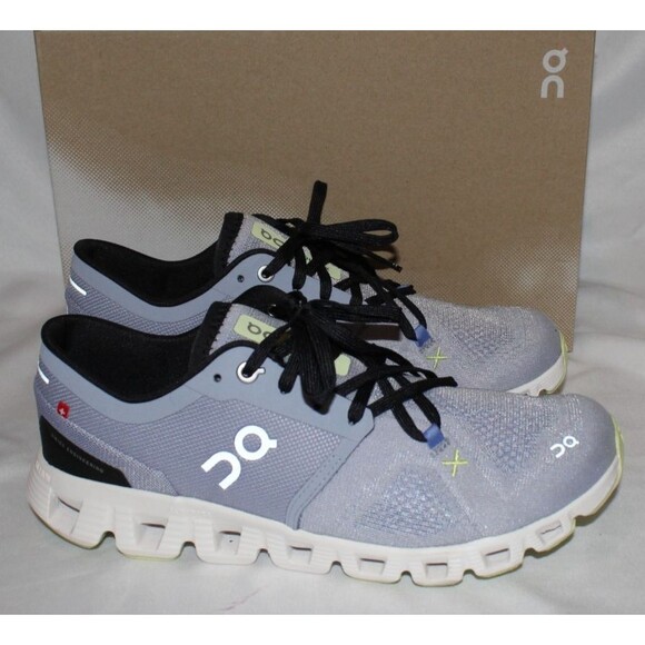 NIB ON CLOUD WOMEN'S CLOUD X 3 RUNNING ATHLETIC SNEAKERS NIMBUS WHITE SZ 9 NIB - Picture 2 of 8